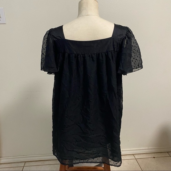 Lane Bryant Sheer Ruffle Sleeve Blouse size 14/16 - Picture 2 of 11